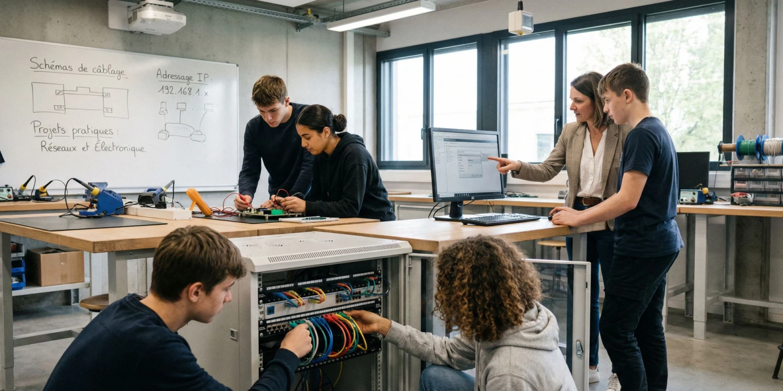 Câblage en Bac Pro CIEL : Maîtriser les Réseaux et l'Électronique dès la Seconde